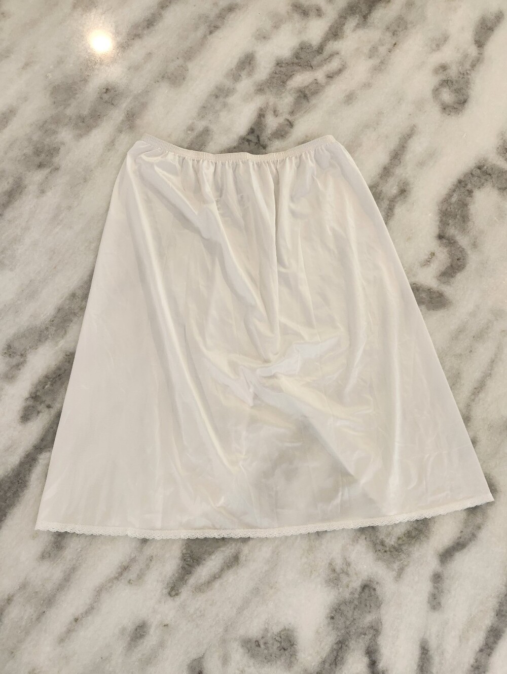 Vintage Vanity Fair White Slip With Lace Trim - Women's Size Medium